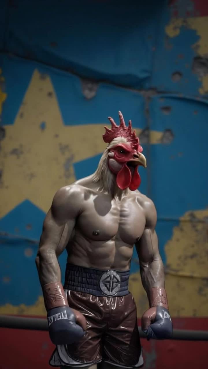 Make the boxing figure throwing punches