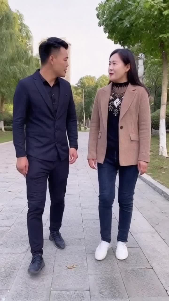 Both of them should walk while talking